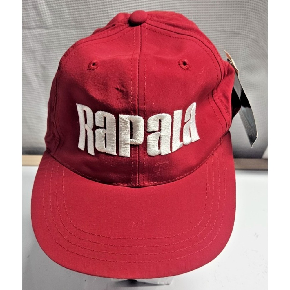 Vintage DU PONT SUPPLEX red cap " CATCH AND RELEASE "‎ Cap